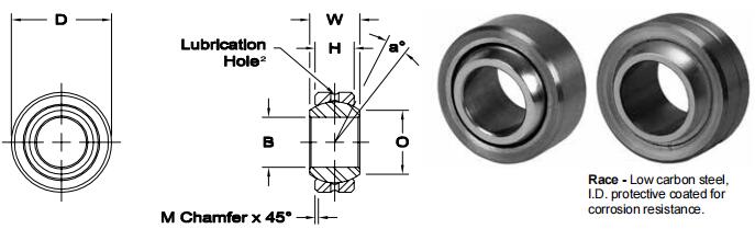 AURORAHCOM-20關(guān)節(jié)軸承圖紙